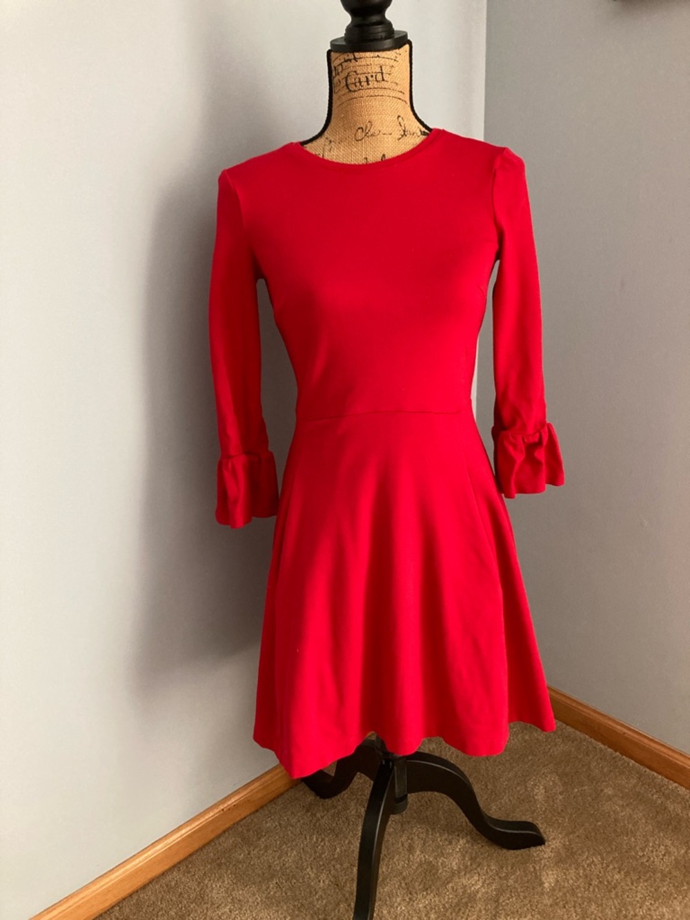Kate Spade Broome Street Red Dress Size Extra Small